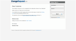 Desktop Screenshot of changerequest.com